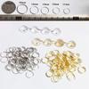 100Pcs 11Mm 12Mm 13Mm 15Mm 20Mm 30Mm Round Stainless Steel Ring For Chandelier  Bead Pendant Part Light Curtain Connector