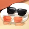 New Fashion Square Sunglasses Men's Sunglasses Big Frame Net Red Tide Street Shooting Sunglasses Personality Trend Glasses Women's Sunglasses