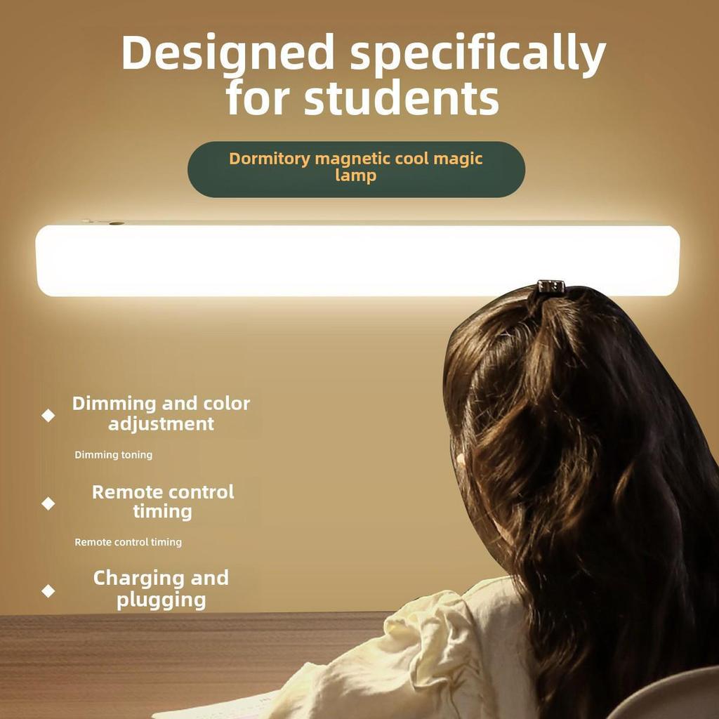 USB Rechargeable Eye Protection Desk Lamp with Remote Control for Dorms and Bedroom