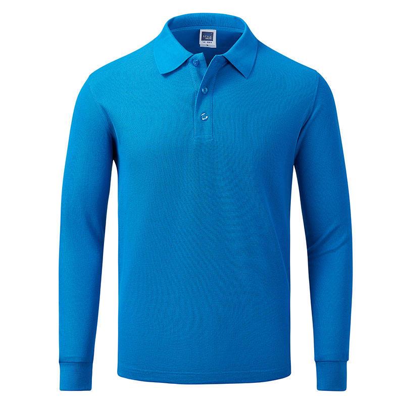 Custom Embroidered Long Sleeve Polo Shirt with Logo