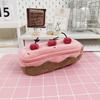 Cute Plush Cherry Cake Pencil Bag Girls Ins Style Exquisite Pen Storage Case Large Capacity Student High-value Stationery Boxes