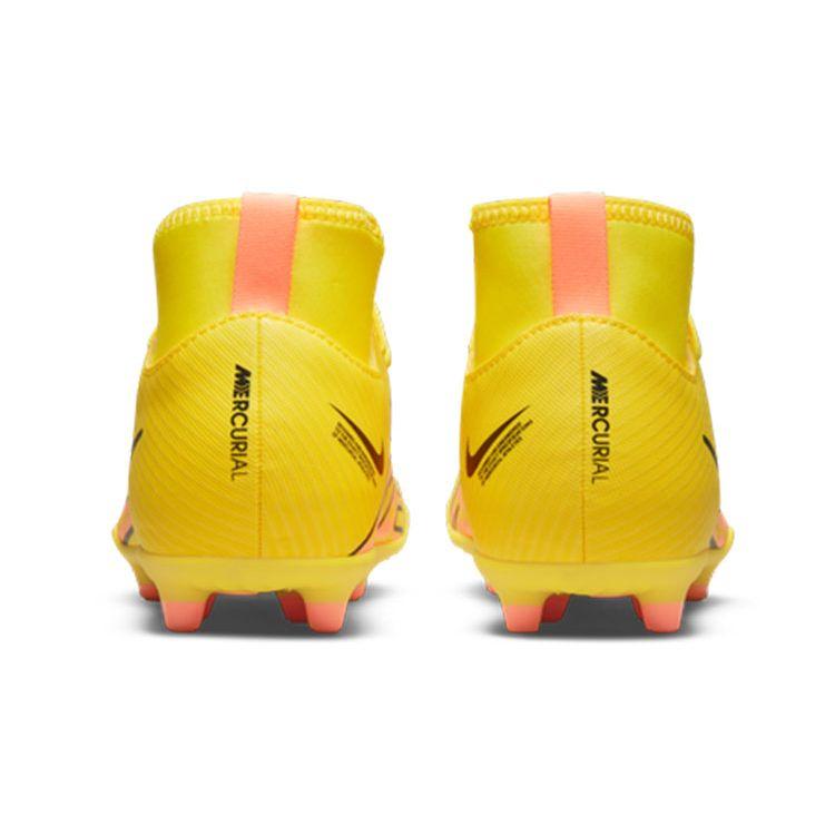 Nike Zoom Mercurial Superfly 9 Club FG MG GS Lucent Pack Kinder-Sneaker Gelb Yellow-Strike Sunset-Glow DJ5959-780