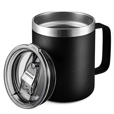 Stainless Steel Insulated Coffee Mug Tumbler with Handle, 12 Oz 360ml Tumbler Cup with Lid for & Cold Drinks Small Cup