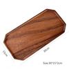Natural Acacia Wood Serving Trays Octagonal & Rectangular Wooden Platters for Food, Coffee, Dessert, Decor, Kitchen Organizer