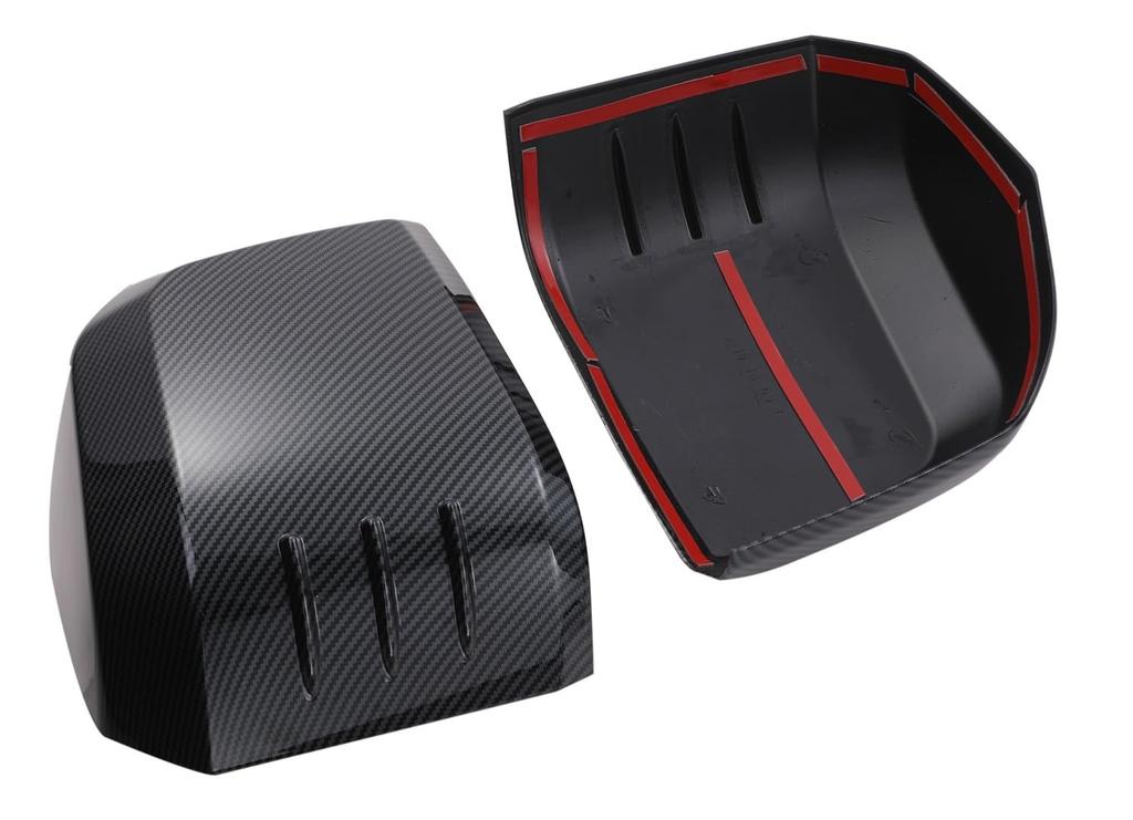 Left and Right Side Mirror Covers for Toyota Hiace 200 Series with Protective Covers for Stone and Custom Aftermarket Fiber (6th Generation) Aerofins,