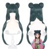 Parrucca Cosplay Maomao Sintetica Anime Le Diariste dell'Apothacary Capelli Verdi 2 Stili Kusuriya No Hitorigoto Fermaglio per Capelli Copricapo + Cuffia per Parrucca