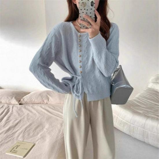 Korean-Style Cable Knit Sweater: Autumn/Winter Loose-Fit Cozy Top