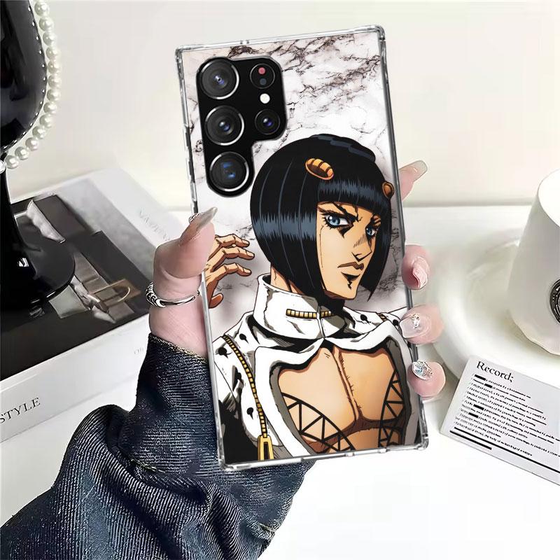 JoJo Adventure Bruno Buccellati Soft Phone Case For Samsung Galaxy S22 S23 S24 S25 Edge S26 Ultra S20 FE S21 Plus + Fundas Coque