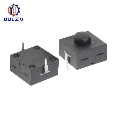 12x12mm Middle 2 Pins ON-OFF Flashlight Button Switch 1A 30V 1212-112D Height 9.5mm