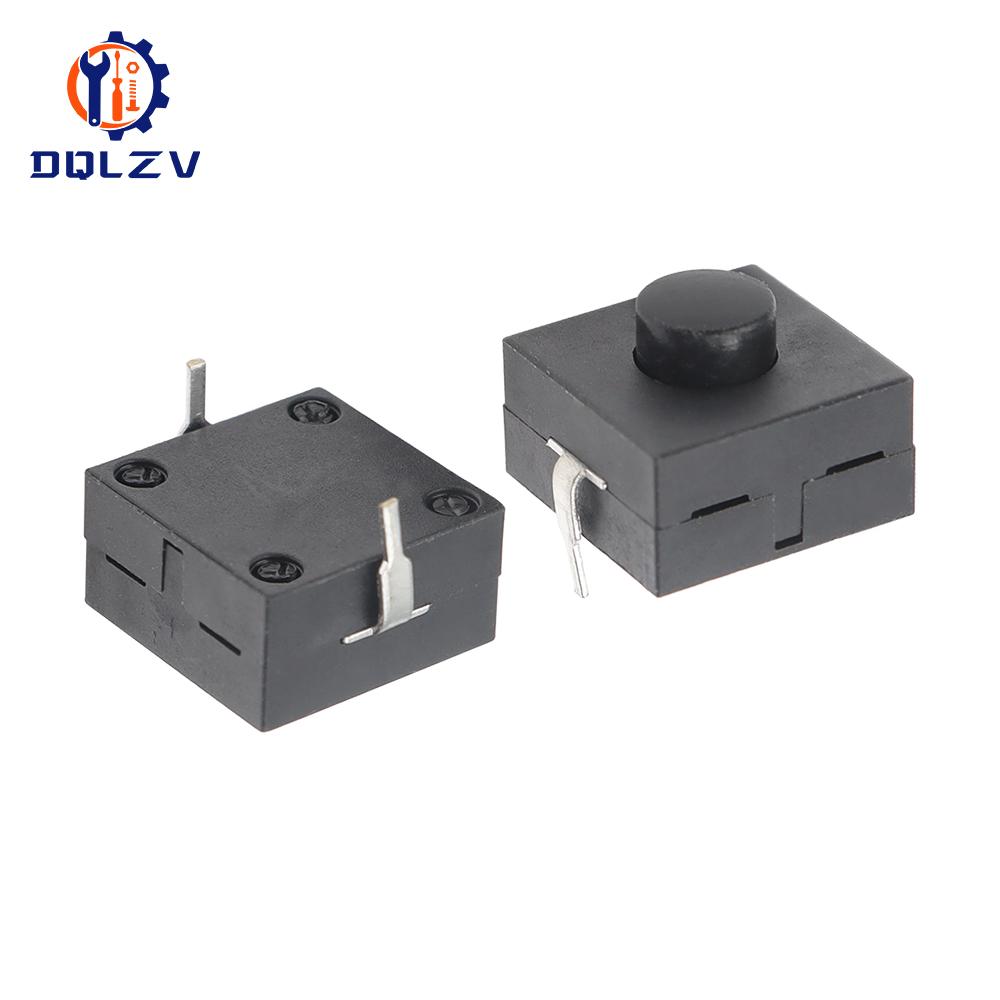12x12mm Middle 2 Pins ON-OFF Flashlight Button Switch 1A 30V 1212-112D Height 9.5mm