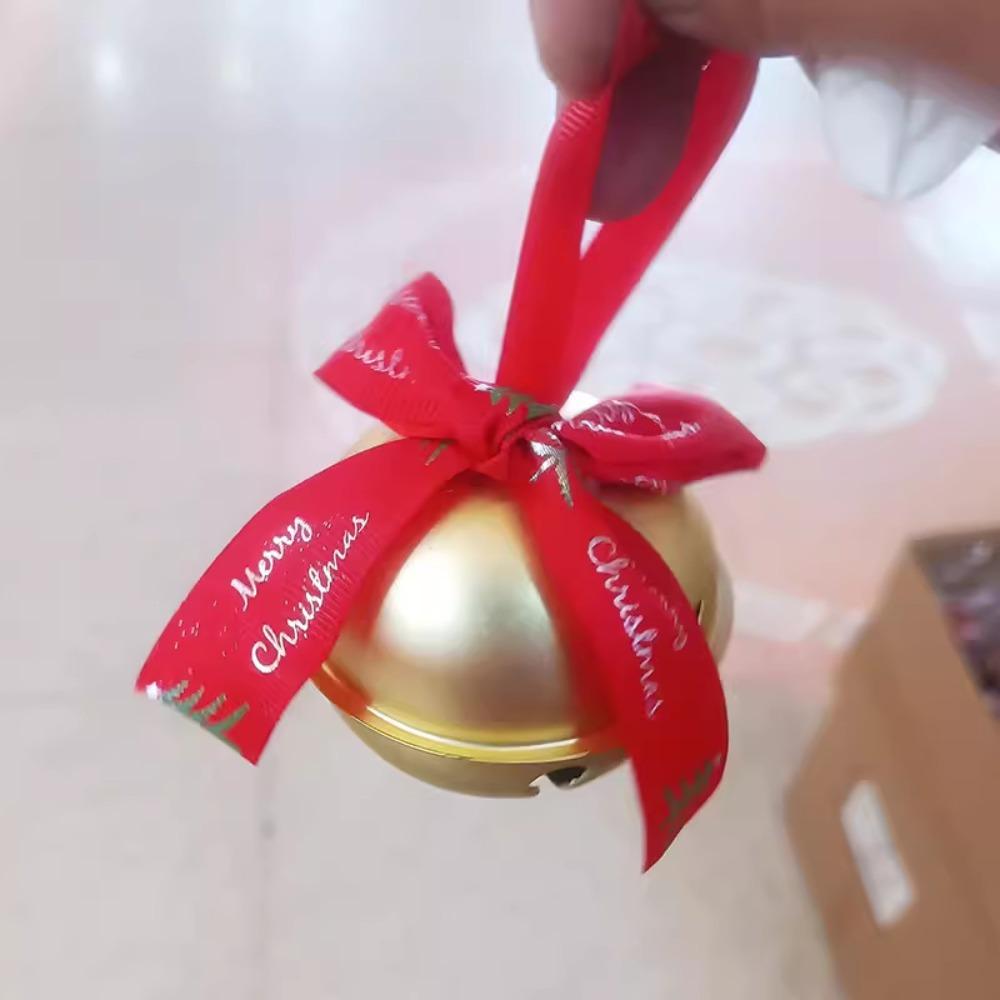 8cm Christmas Chime Bells Jingle Bells Xmas Tree Hanging Bells  New Year Home Ornament