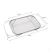 Vegetable Washing Basket MultiFunctional Stainless Steel Sink Strainer Space Saving