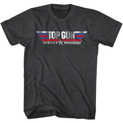 T-shirt da uomo Top Gun 30° Anniversario Logo Metallico del Film Maverick Goose Cruise