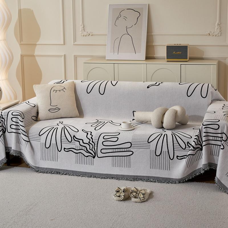 

Чехол для дивана из шенилла, ткань для диванной подушки, универсальный чехол Four Seasons High Sense Full Covered Universal, покрывало, одеяло 180*130cm