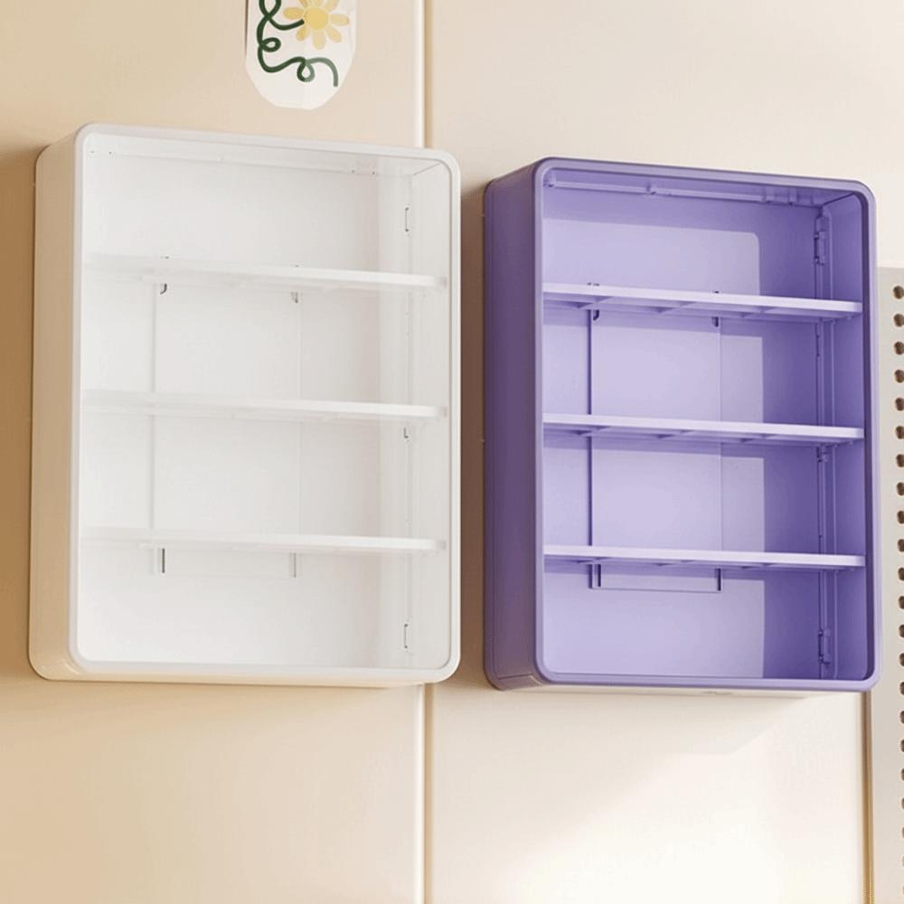 Multi-Layer Wall Mounted Display Rack Large Capacity Bathroom Organizer  Cosmetic Display