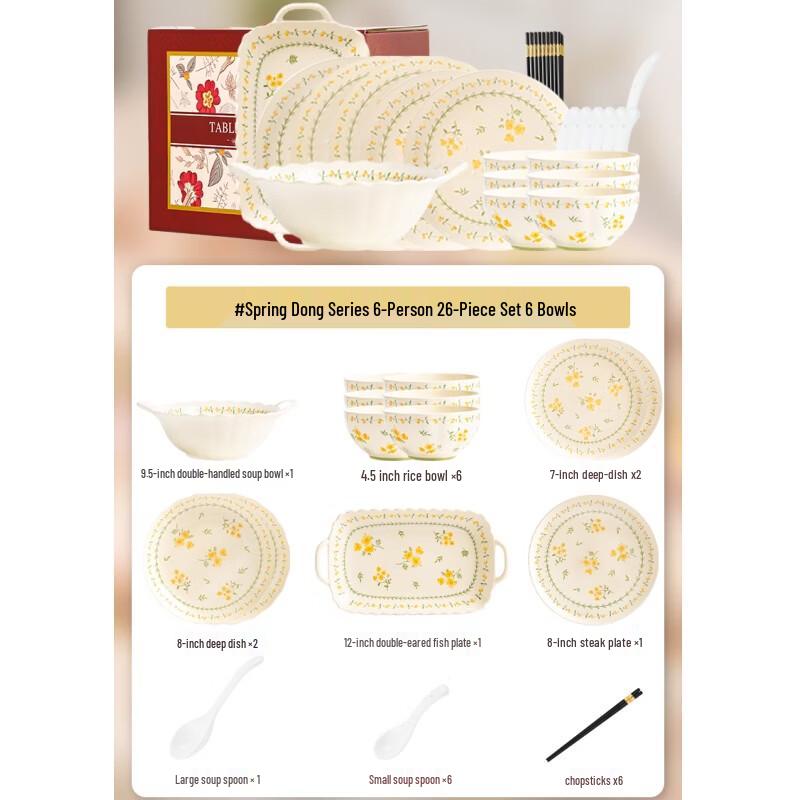 Naijiang Elegant Ceramic Dinnerware Set