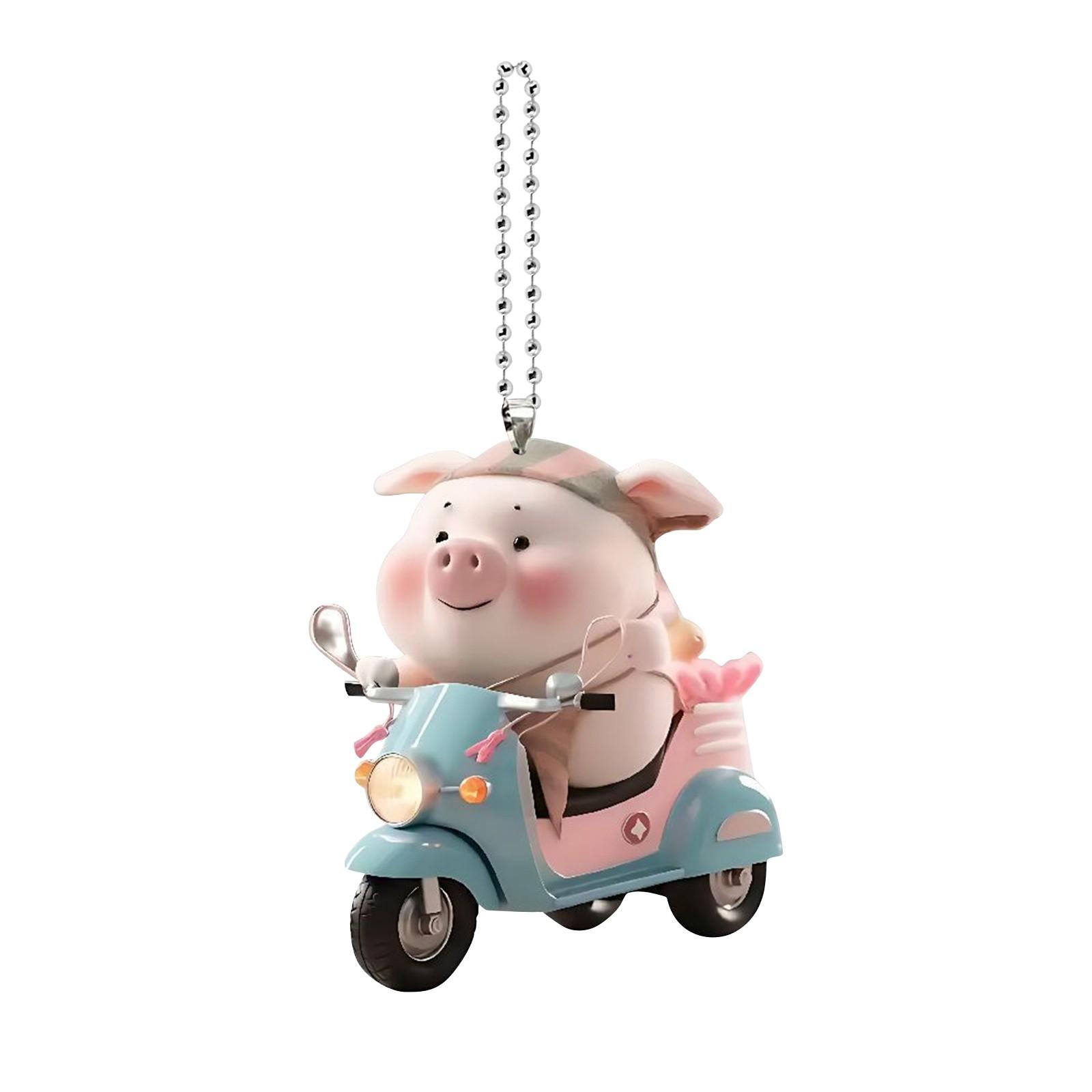 

Интересная акриловая бирка с поросенком, бирка для ключей от машины, модная забавная свинья, декоративная подвеска, украшение, 1 шт., лучший подарок для друзей One Size