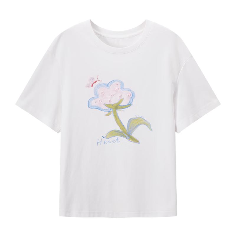Xiangying Dopamine Print Short Sleeve T-shirt M