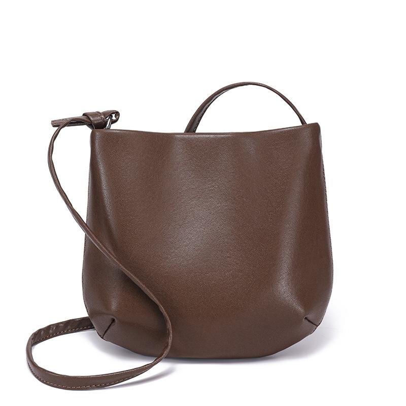 Echtleder Achseltasche Einzel-Schulter Umhängetasche Handytasche Damentasche Lässig und Modisch