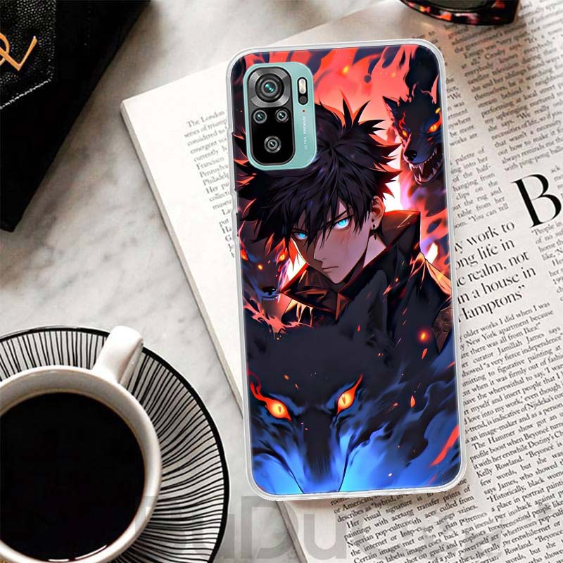 Kaisen J-Jujutsu Fushiguro Megumi Cover For Xiaomi Redmi Note 14 13 12S 12 11 Pro Plus Phone Case 11S 10S 10 11E 11T + 9S 9 Prin