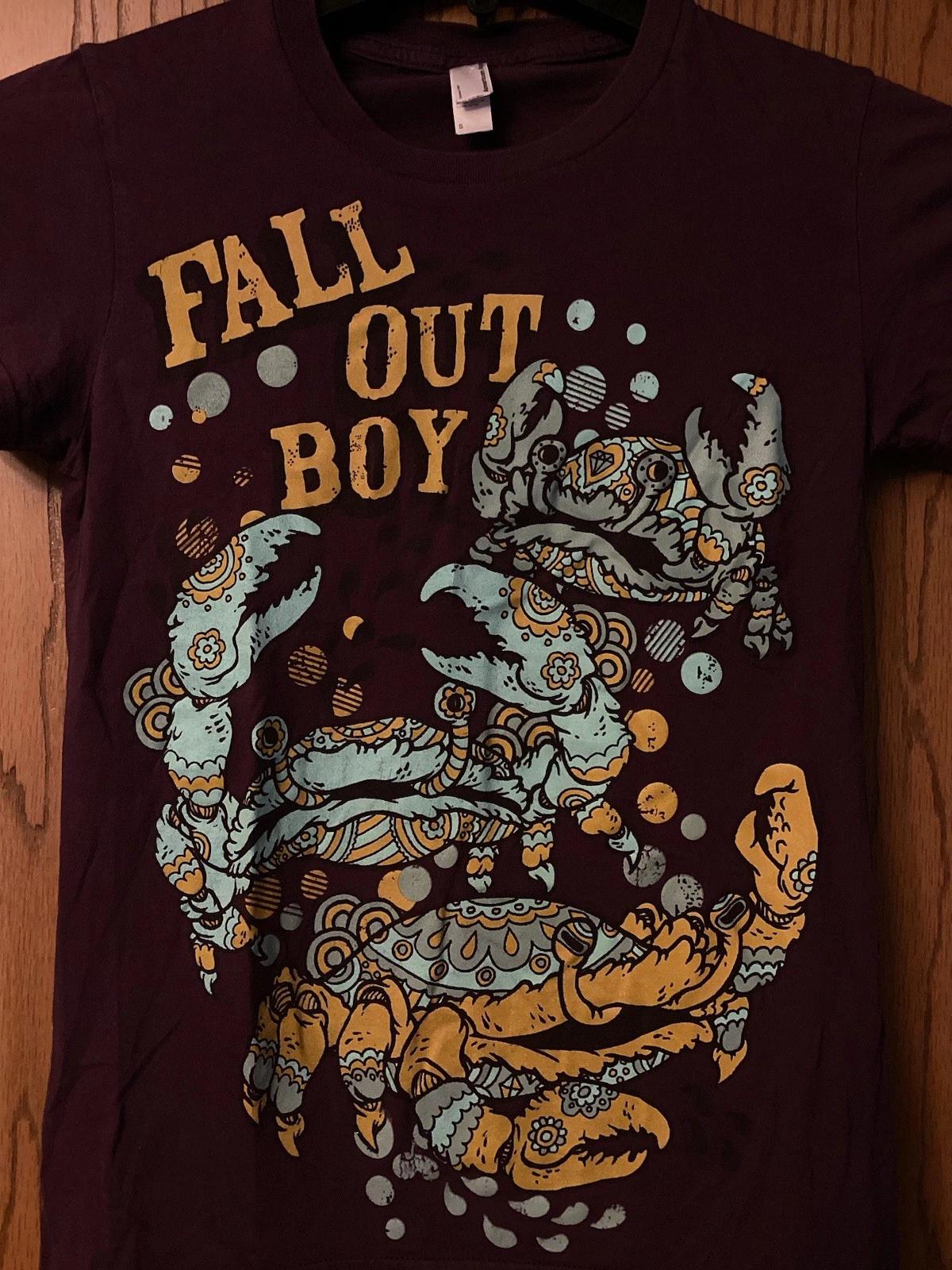 Fall Out Boy - Purple Shirt - Ladies - Graphic - American Apparel - S S