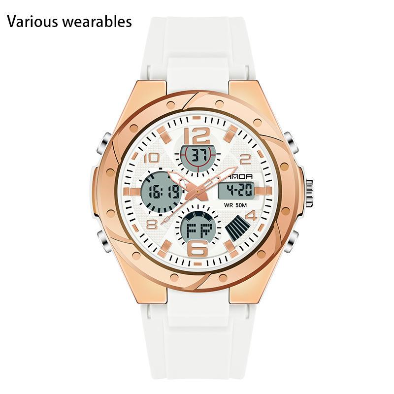 New Harajuku Style Skull Waterproof Men's Electronic Multi-Function Electronic Watch Outdoor Sports Men's Watch