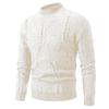 Ripped Sweater Men's Autumn and Winter New Sweater Knitted Sweater Men's Thickened Men's Sweater