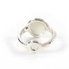 Excellent HERMES Ring Serie Metal Silver AG925 Women Used