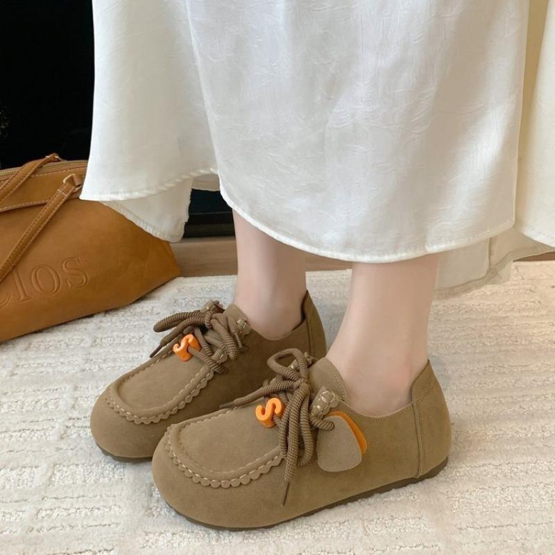 Fashion Retro Artistic Korean Style Thick Bottom Casual Shoes Spring New Model Loafers Woman Shoes Comfortable Baskets Femmes Sneakers