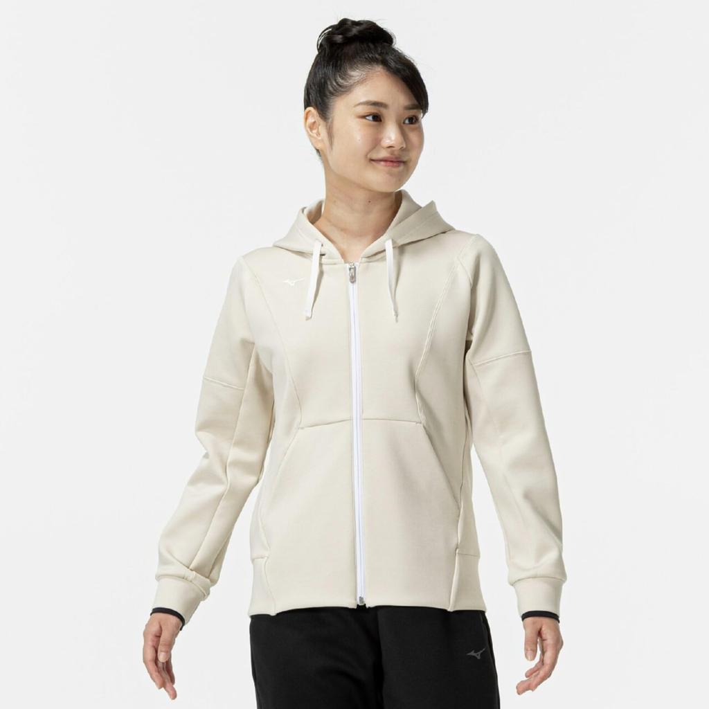 Stretch Sweatshirt Ivory Size Training Wear Women's Hoodie, Heather, S, 32MCC330,