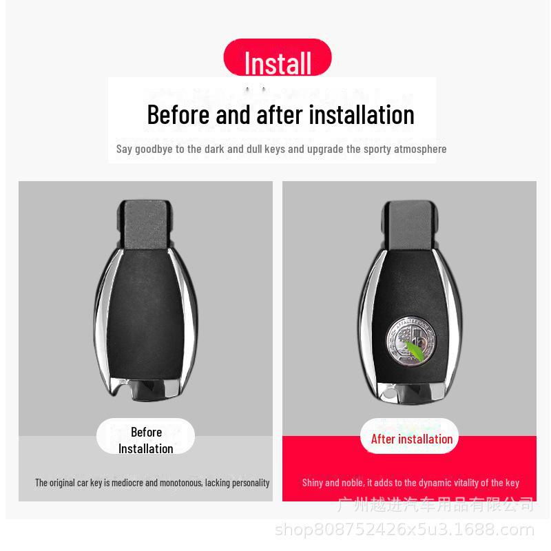 Mercedes-Benz C-Class Jablko Klíčenka Dálkové Zadní Kryt