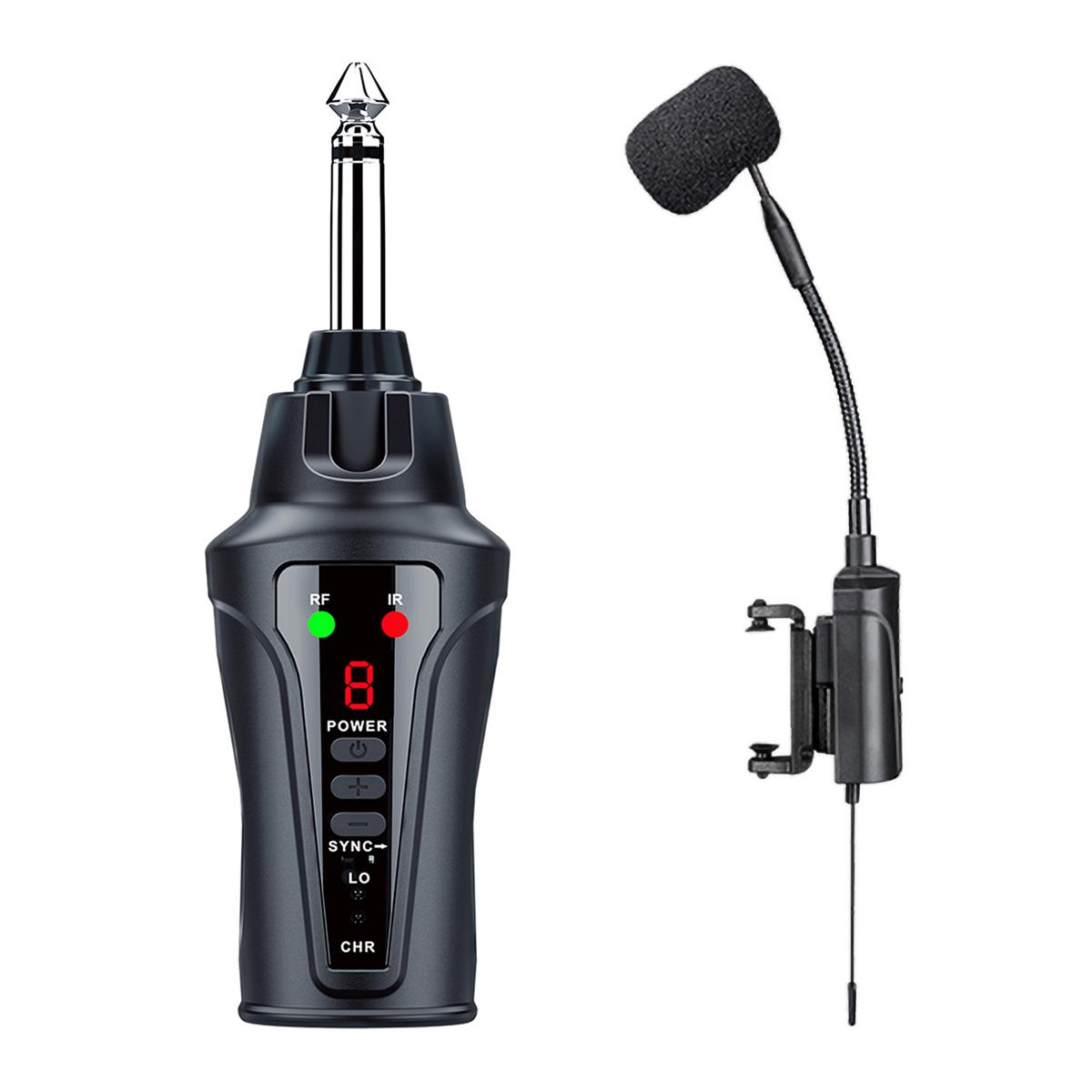 

Acemic VT-5 Wireless Violin Microphone System, UHF Condenser for Violinist Playing Recording Stage Performance VT-5 Violin Mic