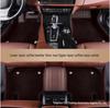 Genuine Leather Car Floor Mats - Universal Fit for Various Models, Available for Dropshipping.