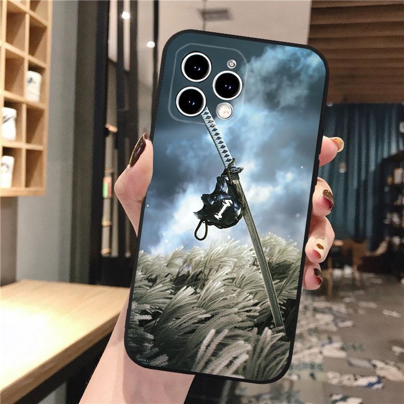 Japanese Samurai Sword Phone Case For Iphone 17 Pro Max 17 Pro Air 16 15 14 13 Pro Max 15 16 Pro 15Plus
