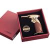 High Quality Metal Windproof Direct-draft Cigar Lighter with Adjustable Size for Men's Small Gifts Cigarette Accessories