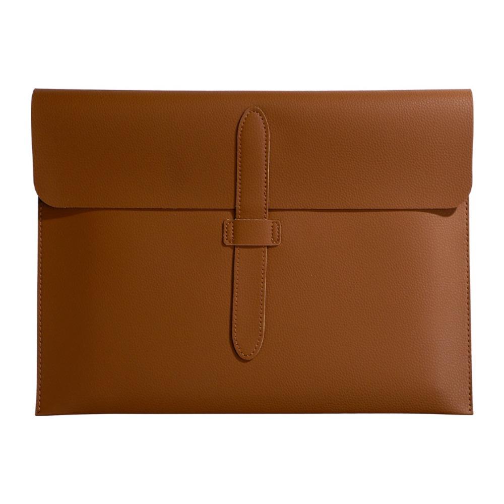 Waterproof Business Leather Document Bag Data Contract Bill File Bag  Stationery Storage