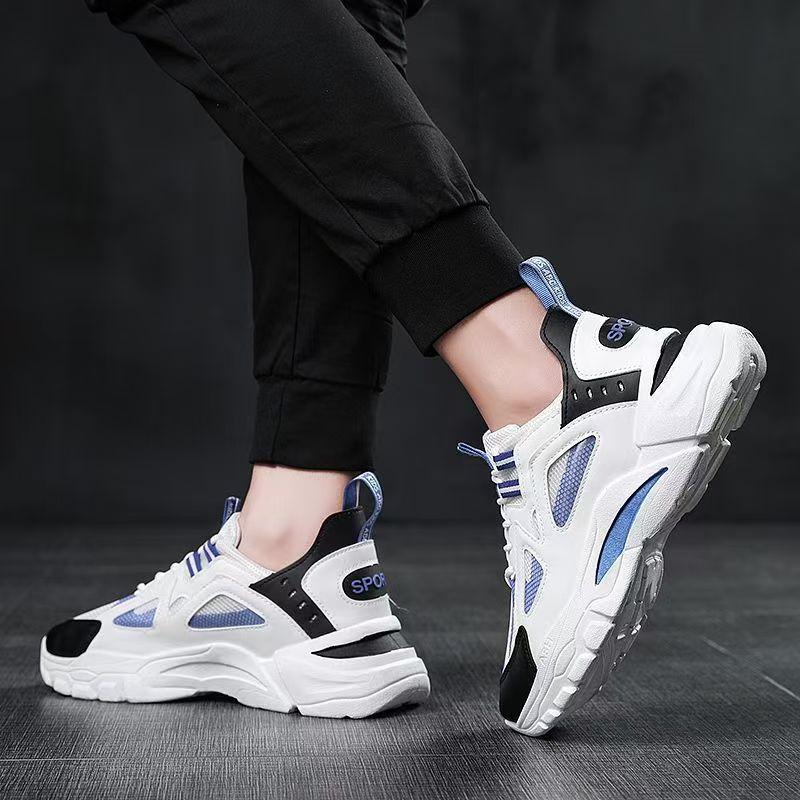 

Men s Spring and Autumn Sneakers 2025 New Breathable Daddy Shoes Versatile Running Shoes Spot Teen Casual Board Shoes 39