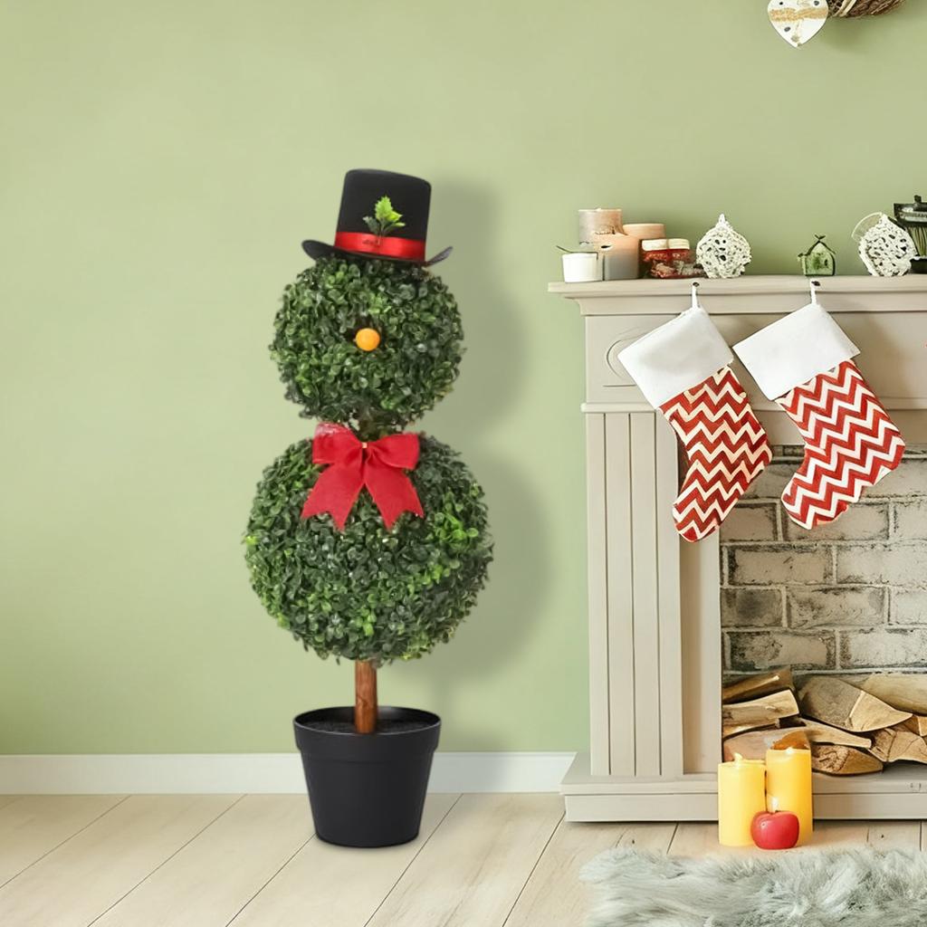 Snowman Christmas Tree Ground Plug, Suitable For Bedroom Courtyard Garden Decoration