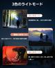 Rechargeable LED Headlamp with 3 Color Light 13 6000mAh Zoom Helmet 60 Hours of Continuous IP65 Battery Level Ideal for Mountain Outdoor and Emergency