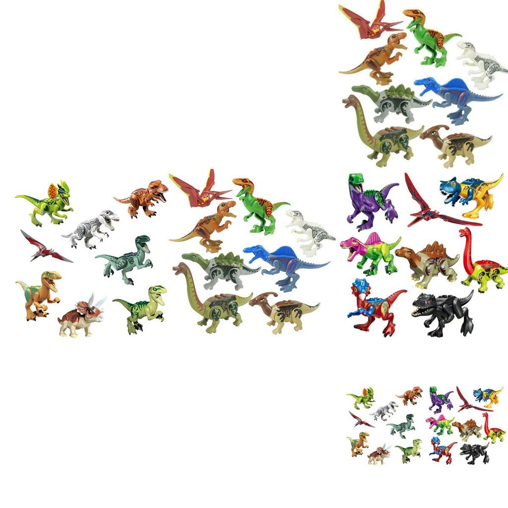Vivid Jurassic World Dinosaur Building Blocks With Movable Parts For Kids