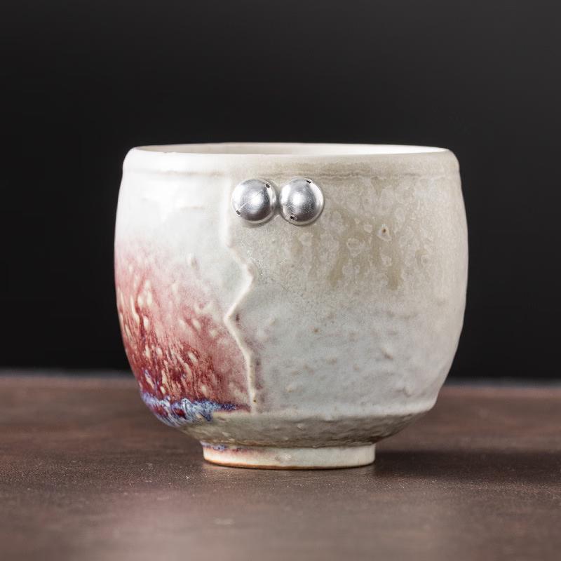 Jimo Jian Ware Master Teacup with Kiln-Changed Glaze