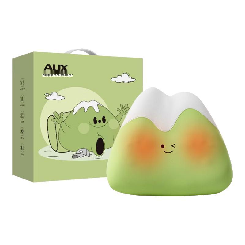 AUX Heated Waist & Back Massager Pillow 60-Minute Endurance