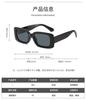 Vintage Square Sunglasses Men Women Fashion Brand Designer Sun Glasses Male Female Retro Black Frame Mirror