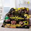 Borussia Dortmund Personalized Text Blanket Throw Personalized Blanket Comfortable for Picnics Livingroom Home Decor Sofa Ideal for All Seasons
