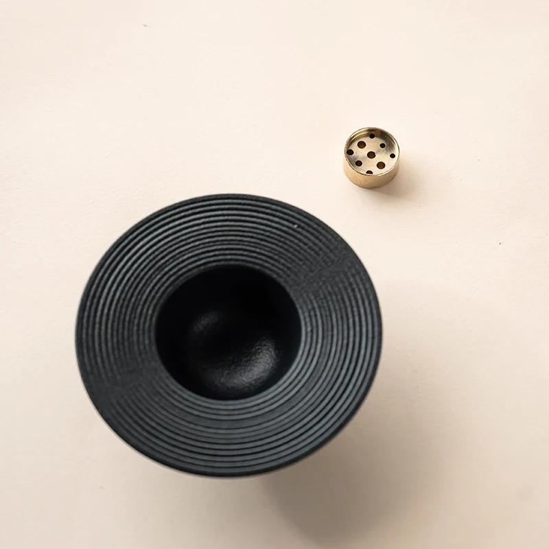 Japanese Ceramic Incense Burner Creative Design Simple Style Indoor Incense Holder For Home Zen Meditation Decor Gift Idea