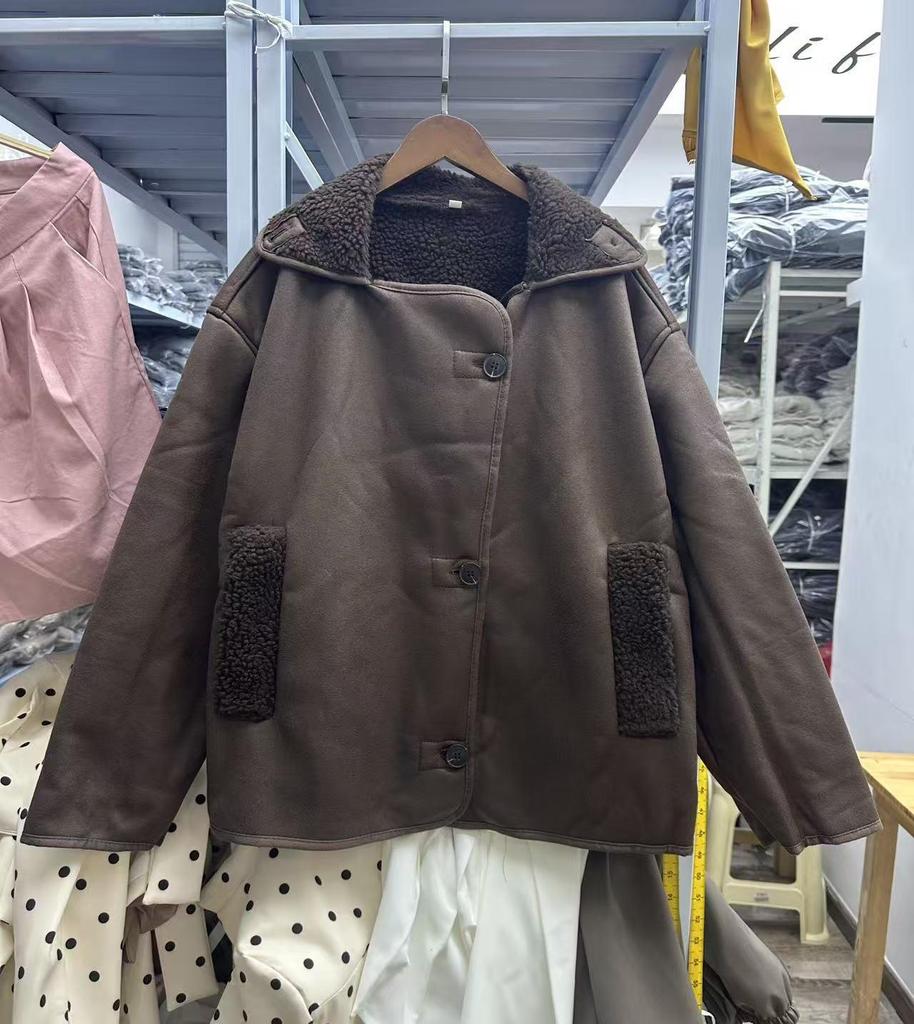 Women's Autumn/Winter Loose Fur-Trimmed Cotton-Padded Jacket