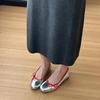 Design Damenschuhe Süße runde Zehenpartie Schmetterlingsknoten Komfort Weiche Sohle Alltag Ballerinas für Büro-Lady