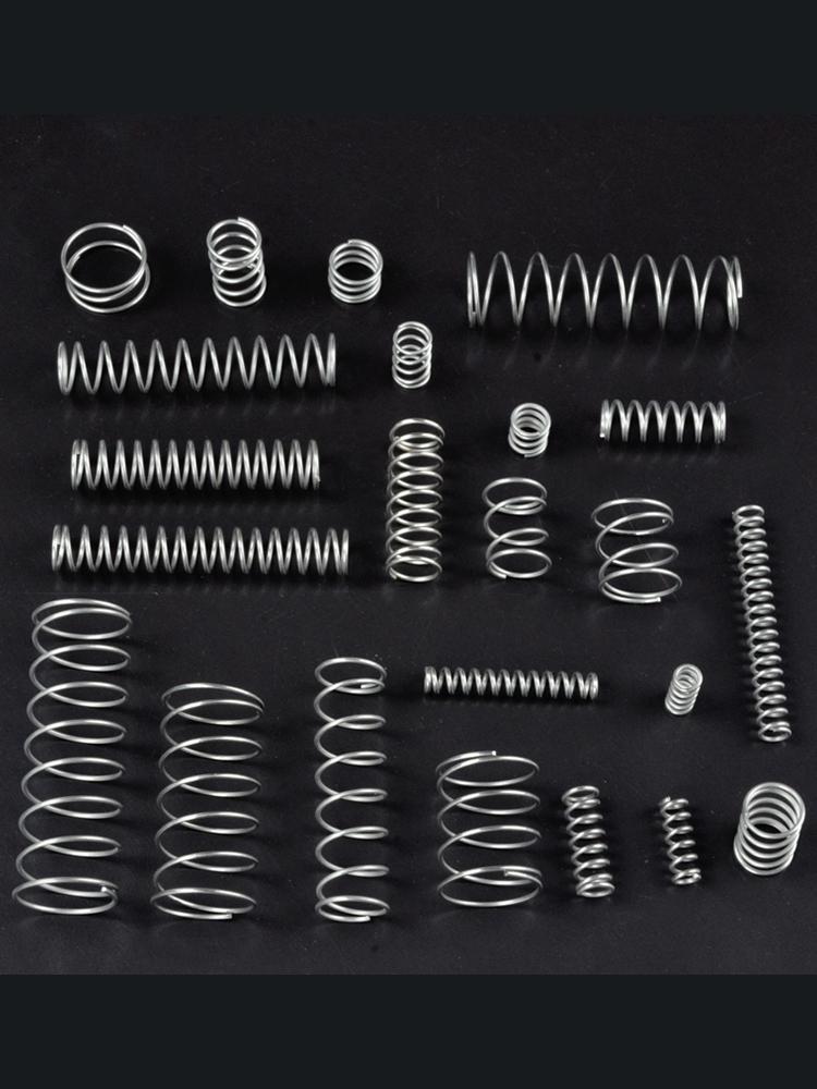 Y-förmige Edelstahl-Druckfeder, 0,6 mm Draht, 7-12 mm Außendurchmesser