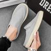 Fashion Canvas Male Slipper Half Platform Mules Slides Fun Adult Cheap Shoes Liquidation Casual Designer Luxury Comfortable Men's Shoe