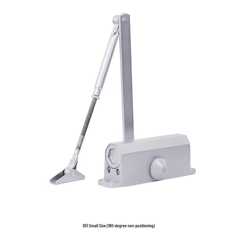 Automatic Stainless Steel Door Closer with Fire Door Buffer, 35kg Capacity